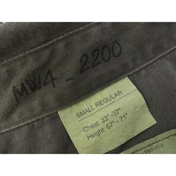 Mens Size Small Regular Hotlips Olive Green US Army Collared Long Sleeved Shirt - Picture 7 of 7